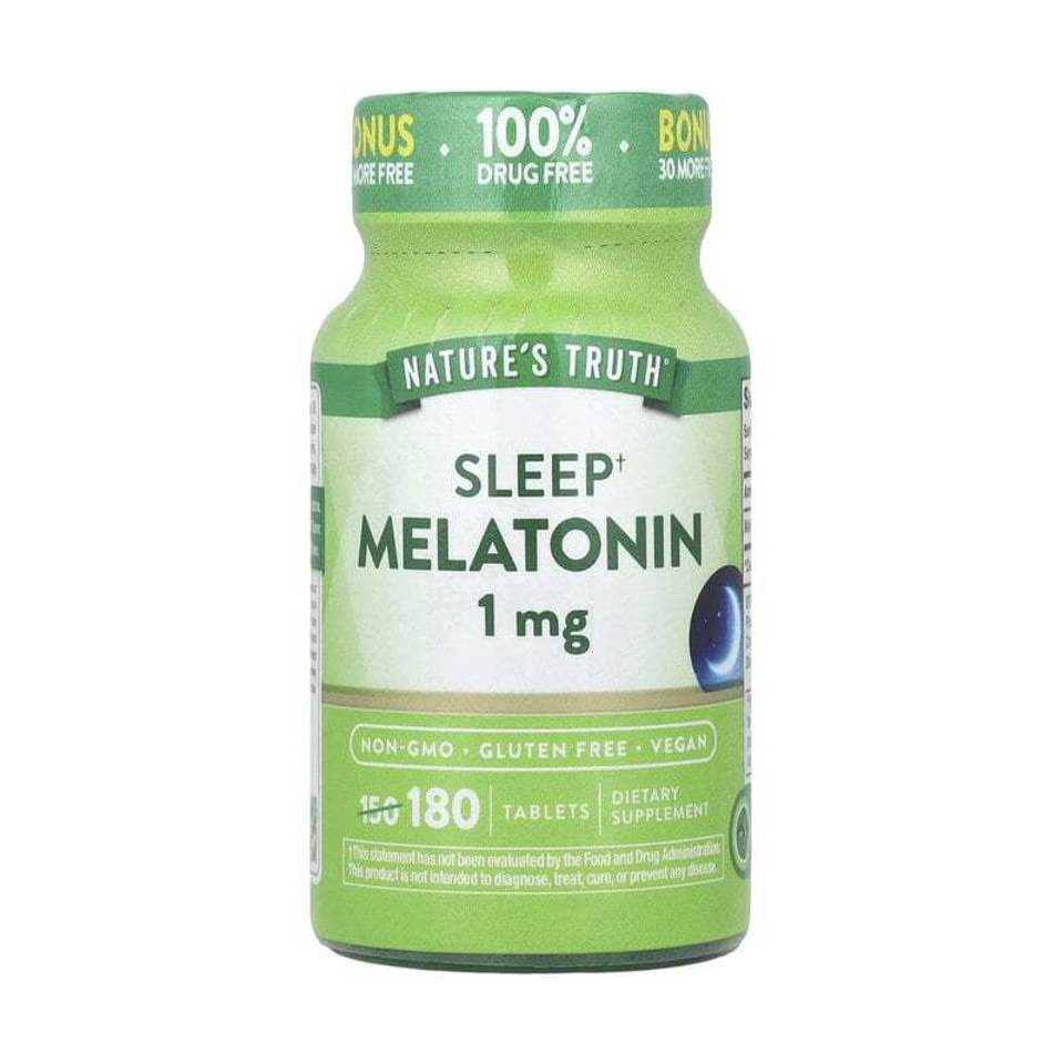 NATURE'S TRUTH MELATONIN 10MG PLUS L-THEANINE 72s