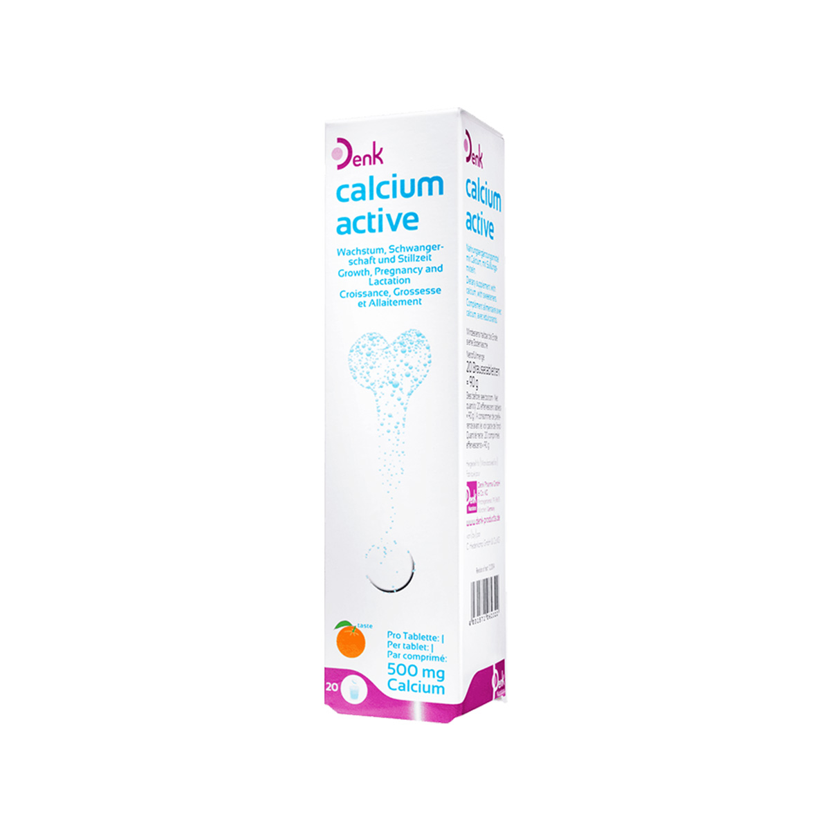 CALCIUM ACTIVE DENK 500MG 20's (P1)