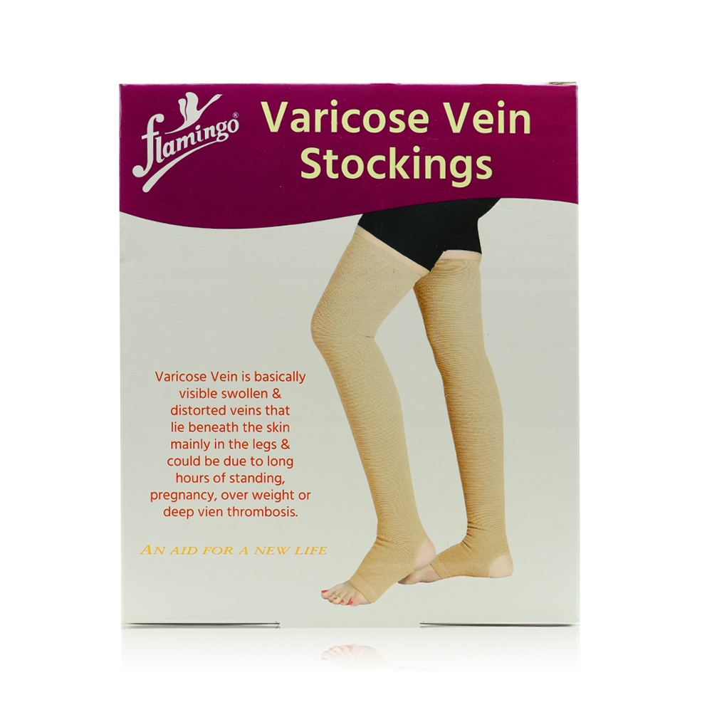 varicose vein stockings L FLAMINGO ABOVE KNEE
