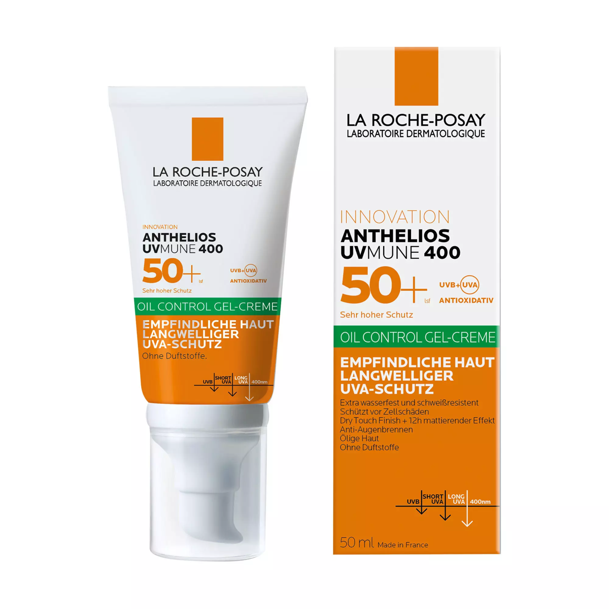 LA ROCHE ANTHELIOS UVMUNE 400 SPF 50+HYDRATING CREAM 50ML