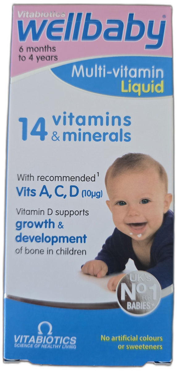 Wellbaby multivitamin drops 30ml