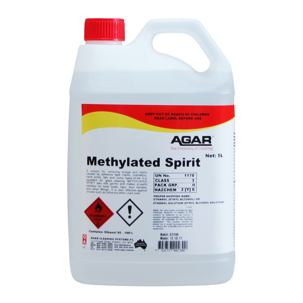 METHYLATED SPIRIT 5LTRS