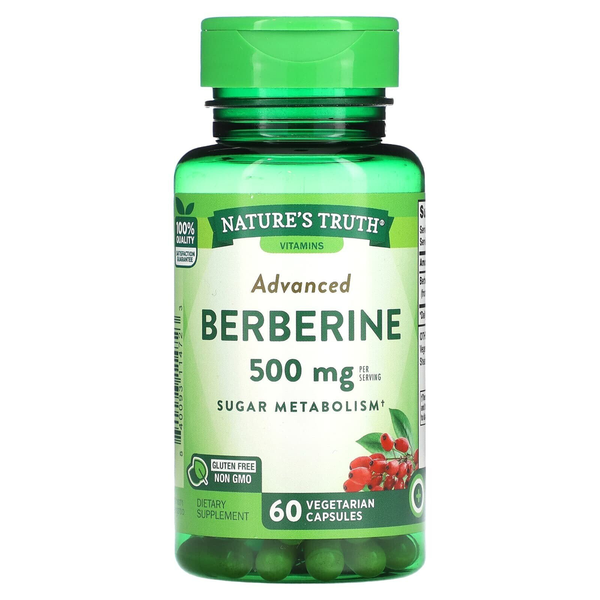 NATURES TRUTH BERBERINE HCL 500MG 60S(P1)