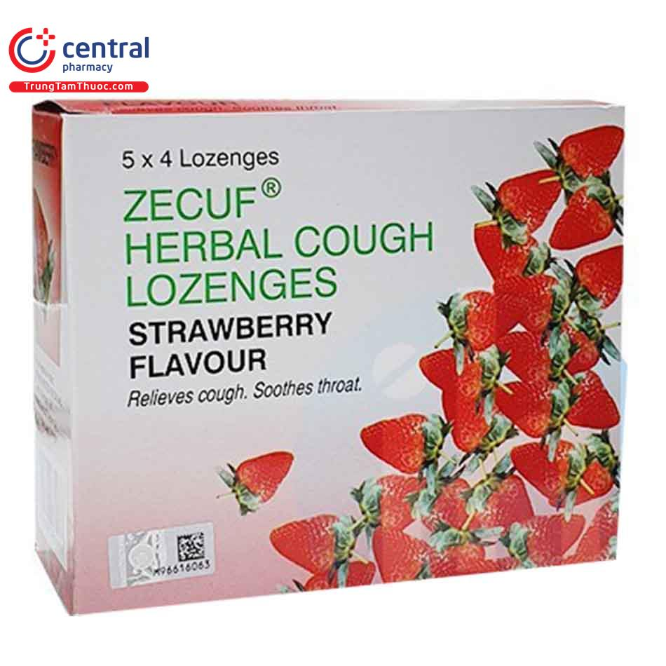 ZECUF STRAWBERRY LOZENGES 20'S
