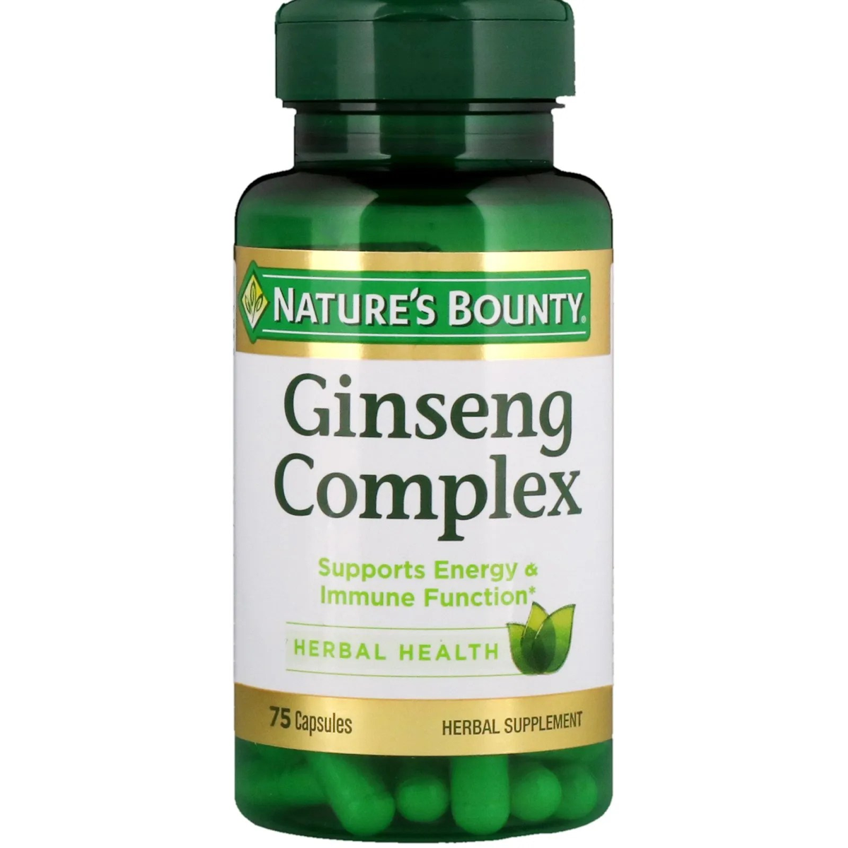 NATURES BOUNTY GINSENG COMPLEX 75'S