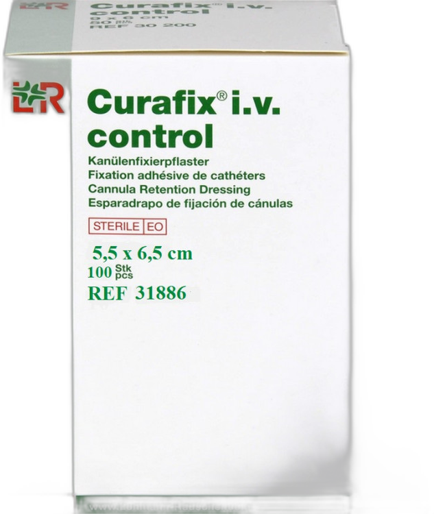CURAFIX IV CONTROL 5.5*6.5CM 100S