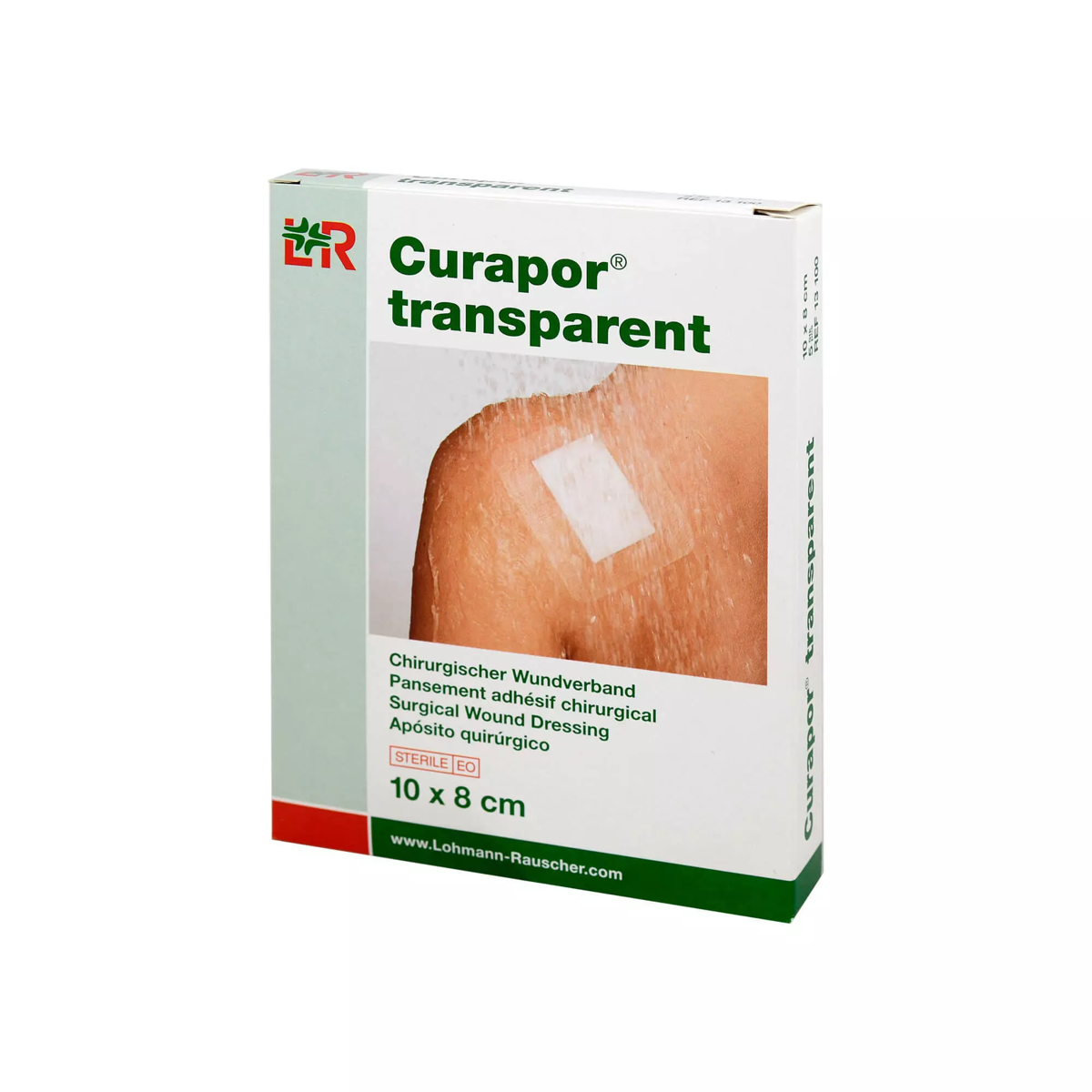 CURAPOR TRANSPARENT 10*8CM 25S
