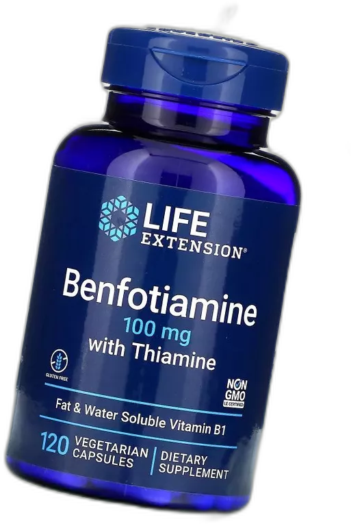 LIFE EXTENSION BENFOTIAMINE 100MG WITH THIAMINE 120'S (P1)