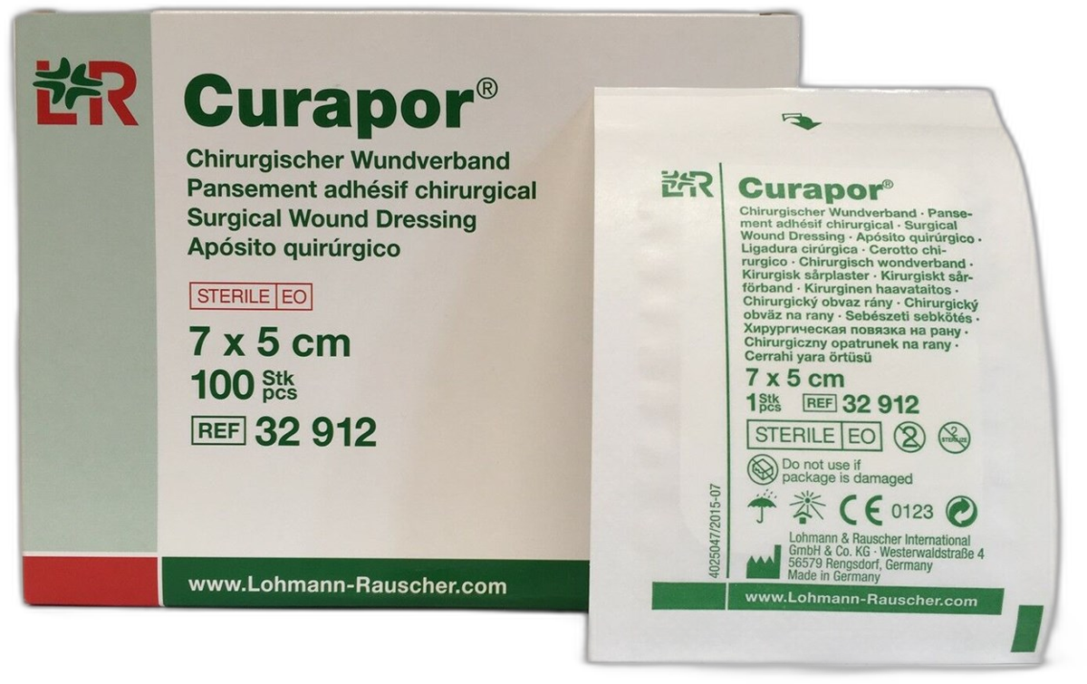 CURAPOR SURGICAL DRESSING  7*5CM 100S