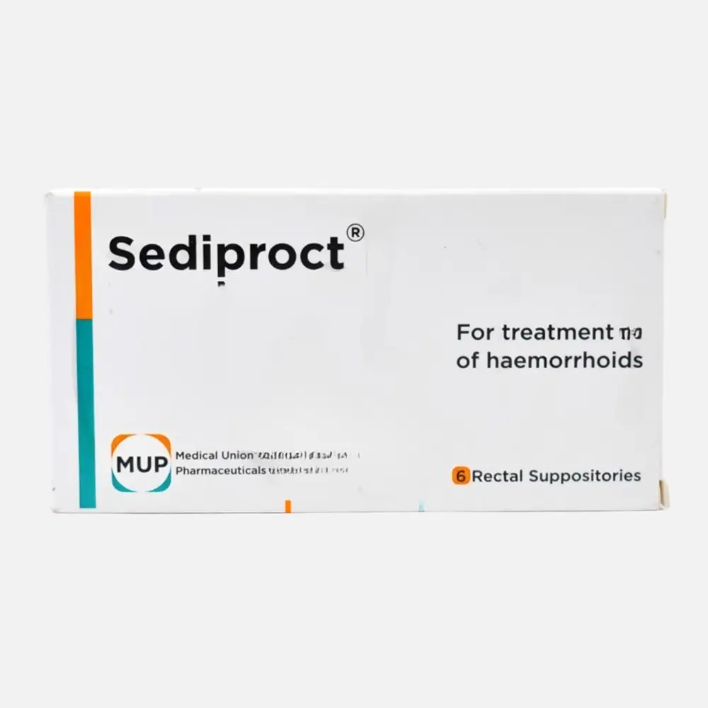 SEDIPROCT SUPPOSITORIES 6S