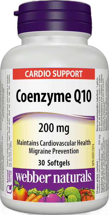 WEBBER NATURALS COENZYME Q10 200MG 60S(P1)