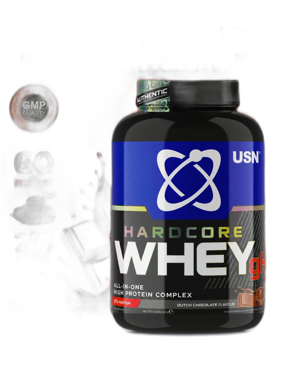 USN HARDCORE WHEY GH 908G DUTCH CHOCOLATE FLAVOUR