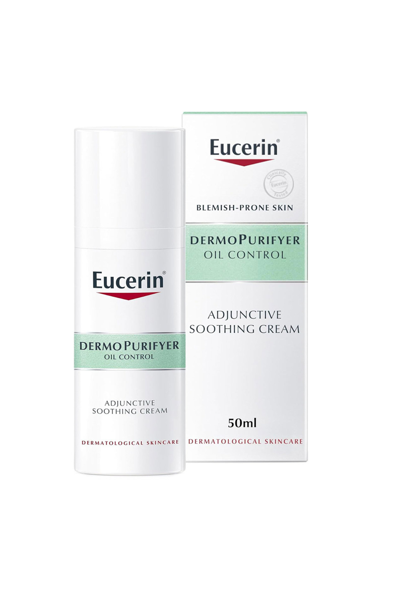 EUCERIN DERMO OIL CONTROL ADJUNCTIVE SOOTHING CREAM 50ML