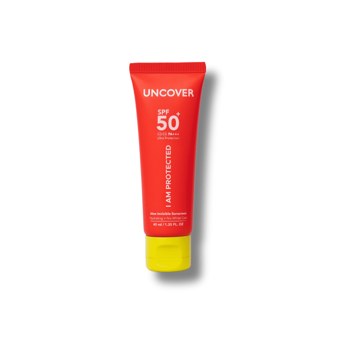 UNCOVER ALOE INVISIBLE SUNSCREEN SPF 50+80ML