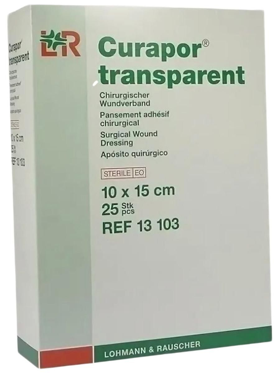 CURAPOR TRANSPARENT  10*15CM 25S