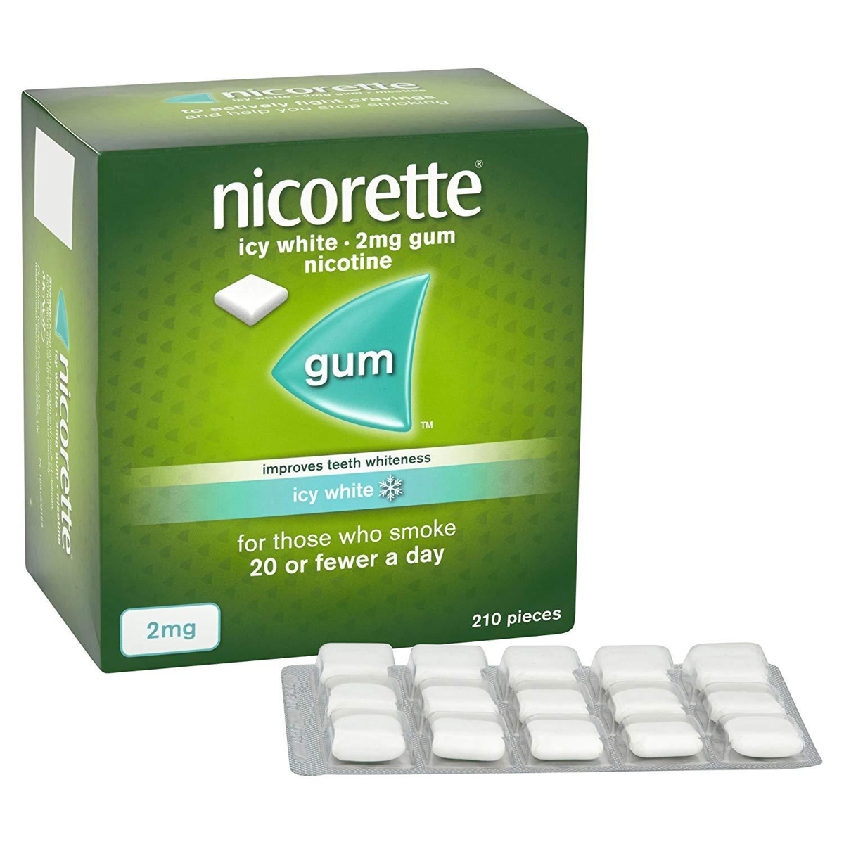 NICORETTE 2MG ICY WHITE 105'S