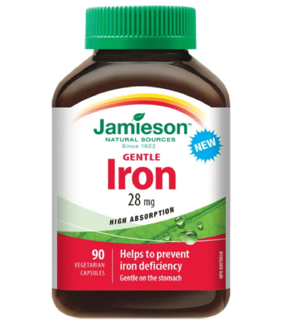 JAMIESON GENTLE IRON 28MG CAPS 90'S (P1)