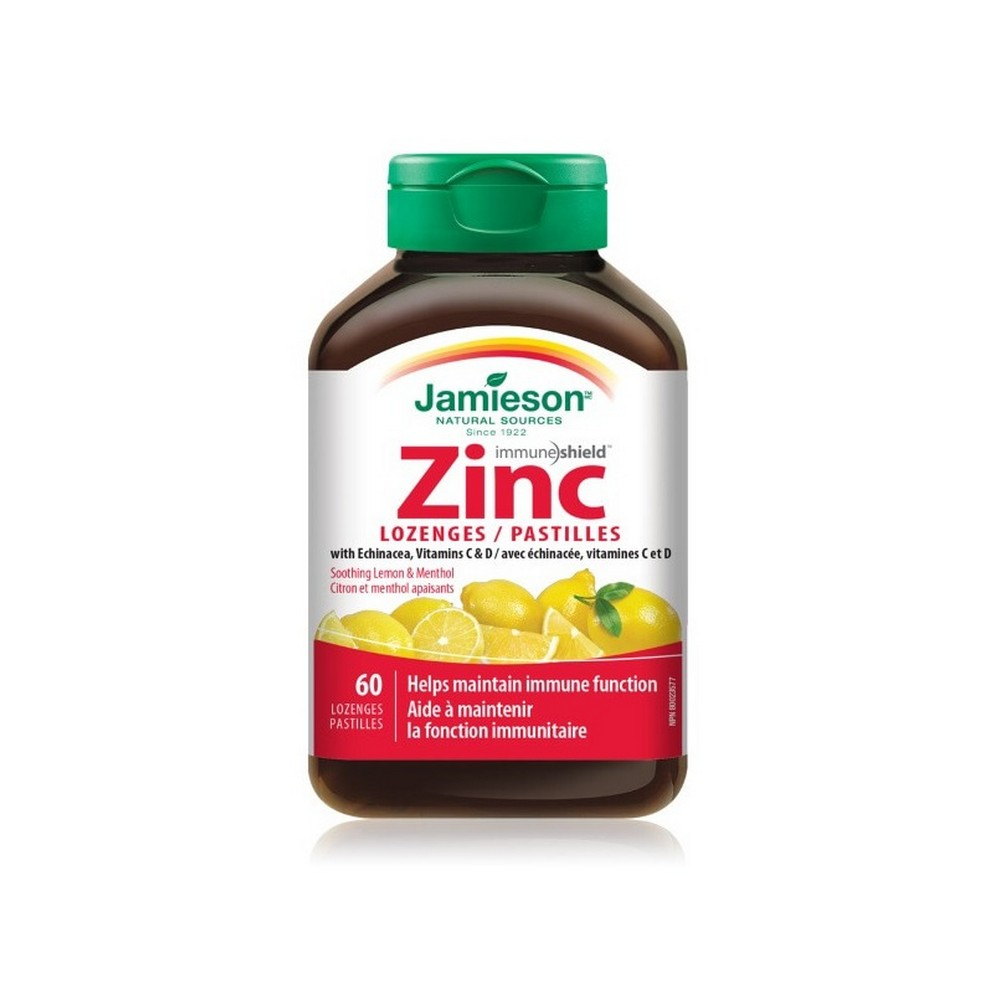 JAMIESON ZINC LOZENGES LEMON 30S