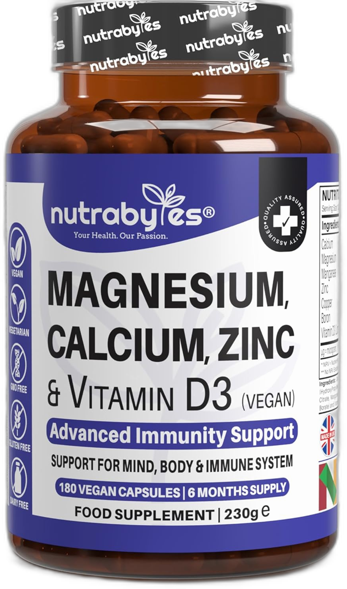 HB VEGAN CALCIUM MAGNESIUM,ZINC AND VITAMIN D 120S(P1)