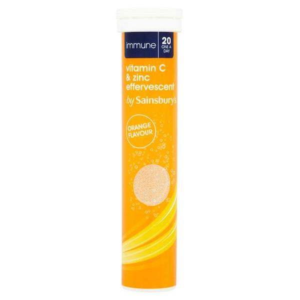 HB VITAMIN C AND ZINC EFFERVESCENT ORANGE 20S (P1)
