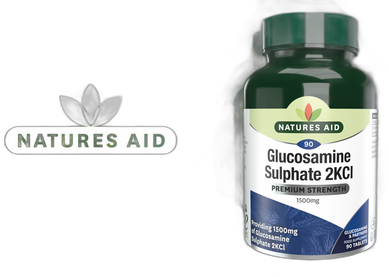 NATURES AID GLUCOSAMINE& SULPHATE 90S(P1)