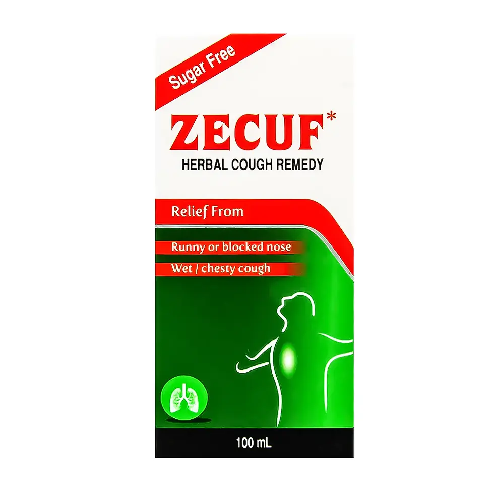 ZECUF HERBAL COUGH REMEDY(SUGAR FREE) 100ML