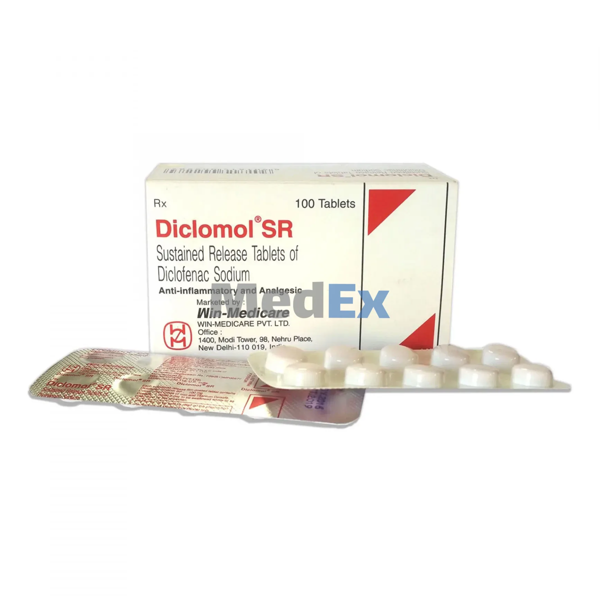 Diclomol SR 100mg 100S