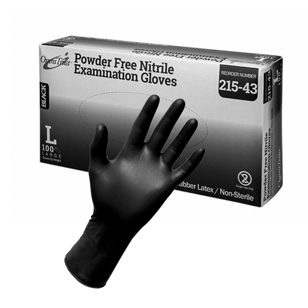 NITRILE examination gloves M 100's