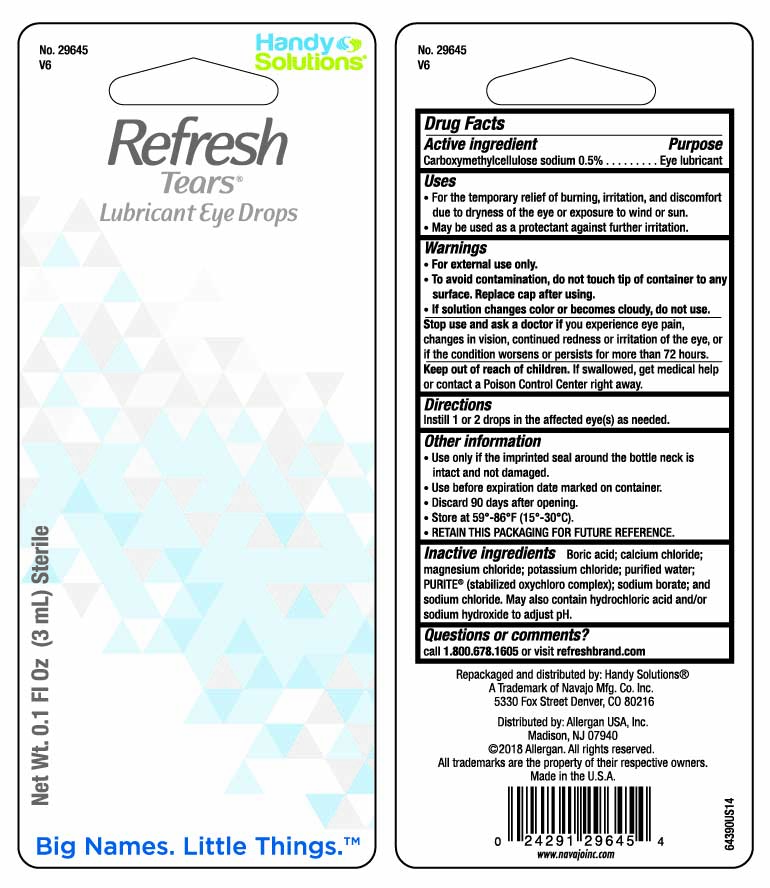Refresh tears carboxymethycellulose 1