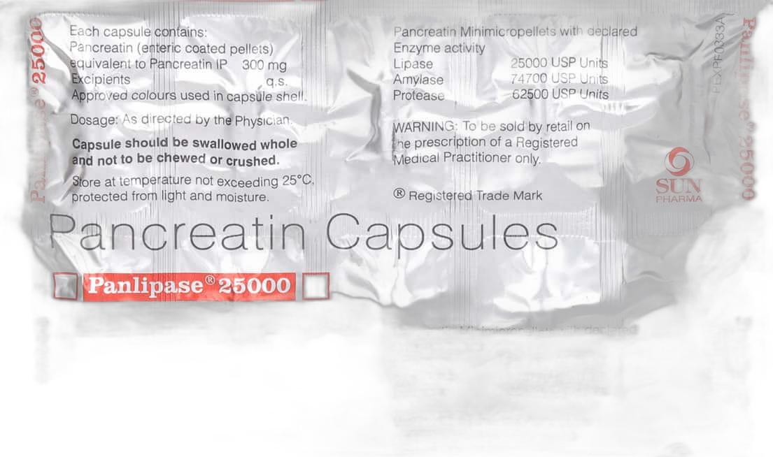 Pancreatin 300mg 30S Digestin 25k