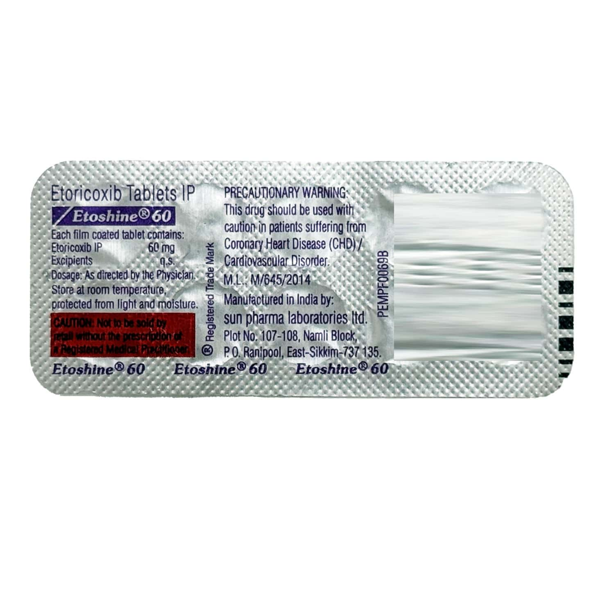 Etoflam 60mg 10S