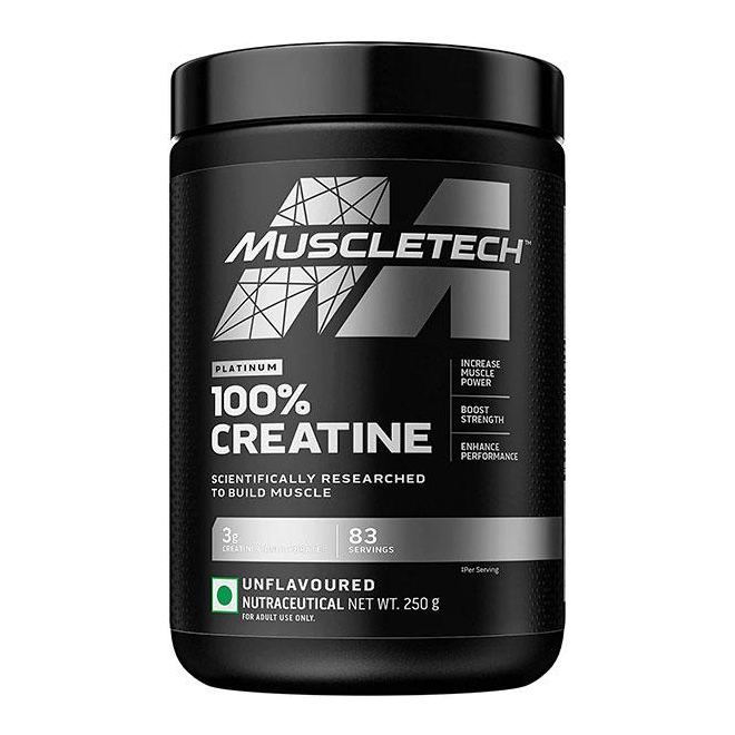 MUSCLETECH PLATINUM CREATINE MONOHYDRATE  250G 80 SERVINGS