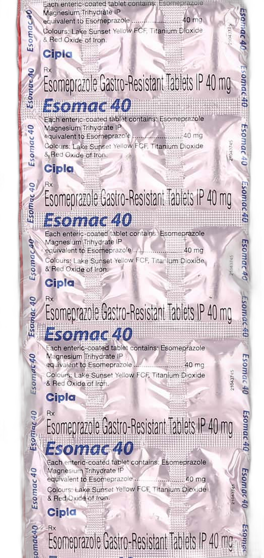 Esomac 40mg 14s