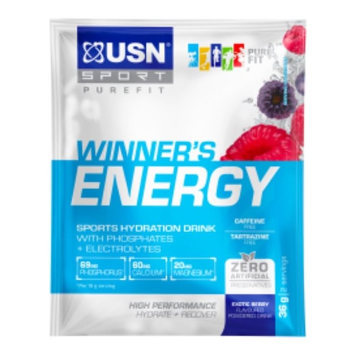 USN WINNERS ENERGY 36G SACHET  (P1) EXOTIC BERRY