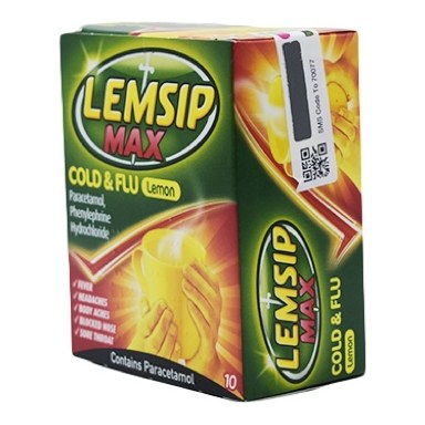 Lemsip max (Cold&Flu) lemon 5sachets