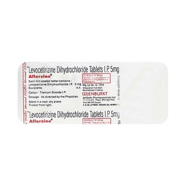 ALLERZINE 5MG 10S