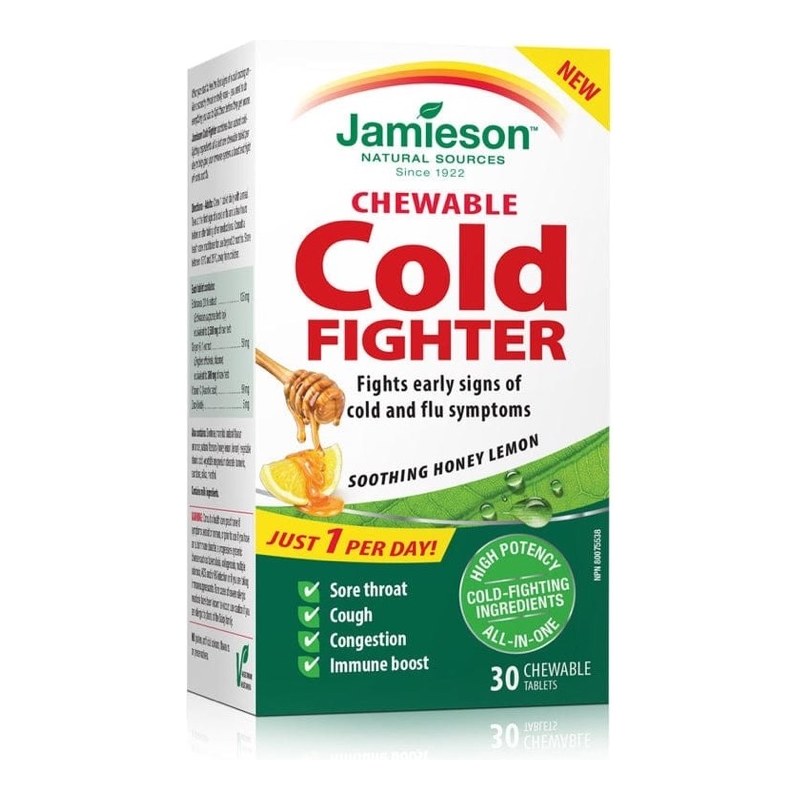 JAMIESON COLD FIGHTER CHEWABLE TABS 30S (P1)