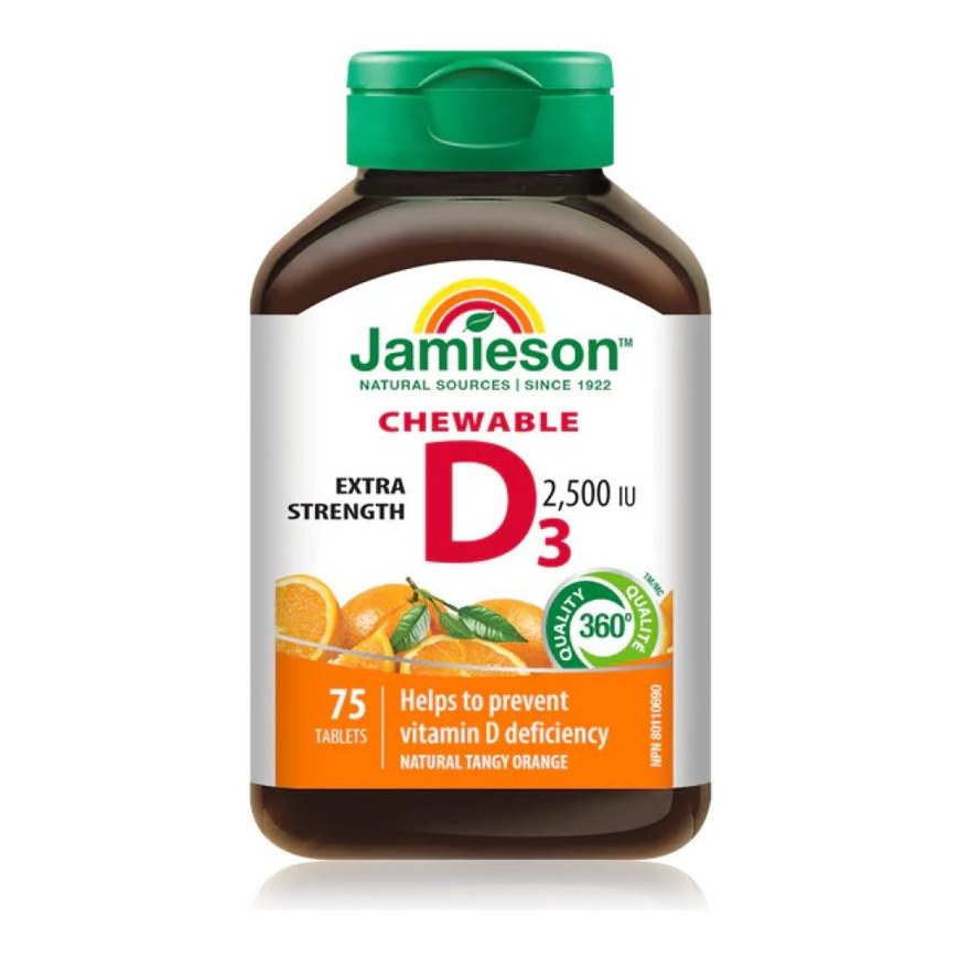 JAMIESON VITAMIN D3 2500 IU 75S (P1)