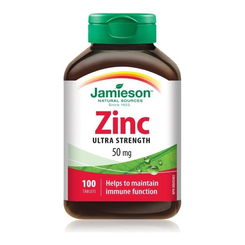 JAMIESON ZINC 50MG 100'S 