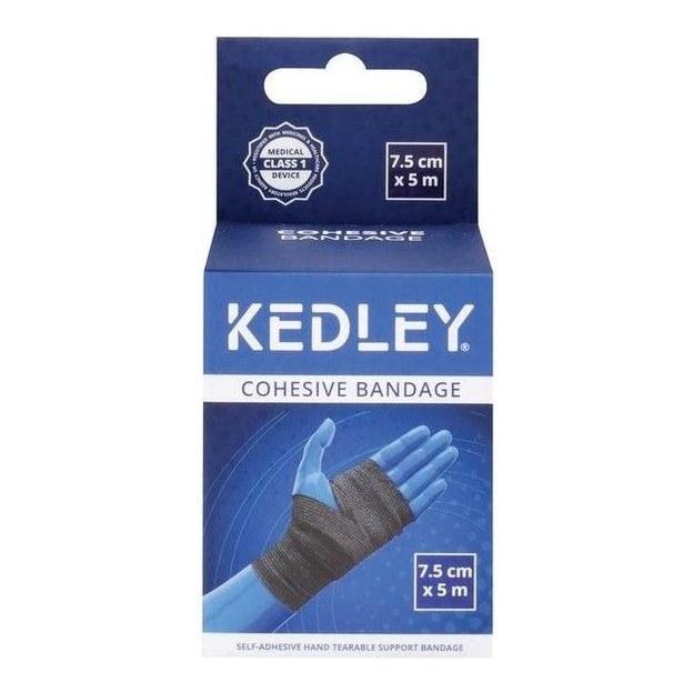 KEDLEY COHESIVE BANDAGE BLACK(7CM*5M)