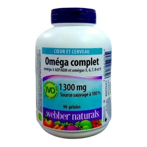 WEBBER NATURALS COMPLETE OMEGA 1300MG 90S (P1)
