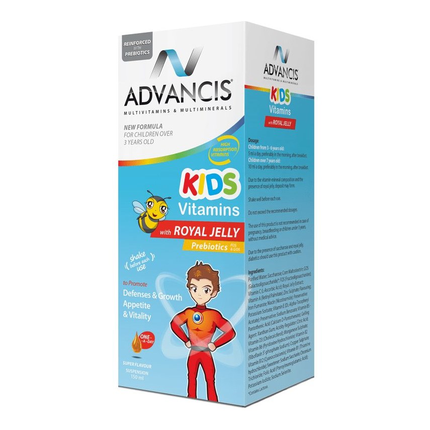 ADVANCIS KIDS MULTIVITAMIN WITH ROYAL JELLY 150ML