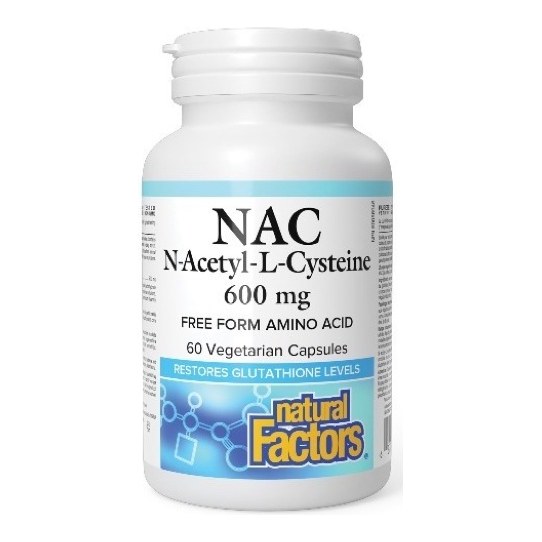 NATURAL FACTORS NAC 600MG 60S(P1)