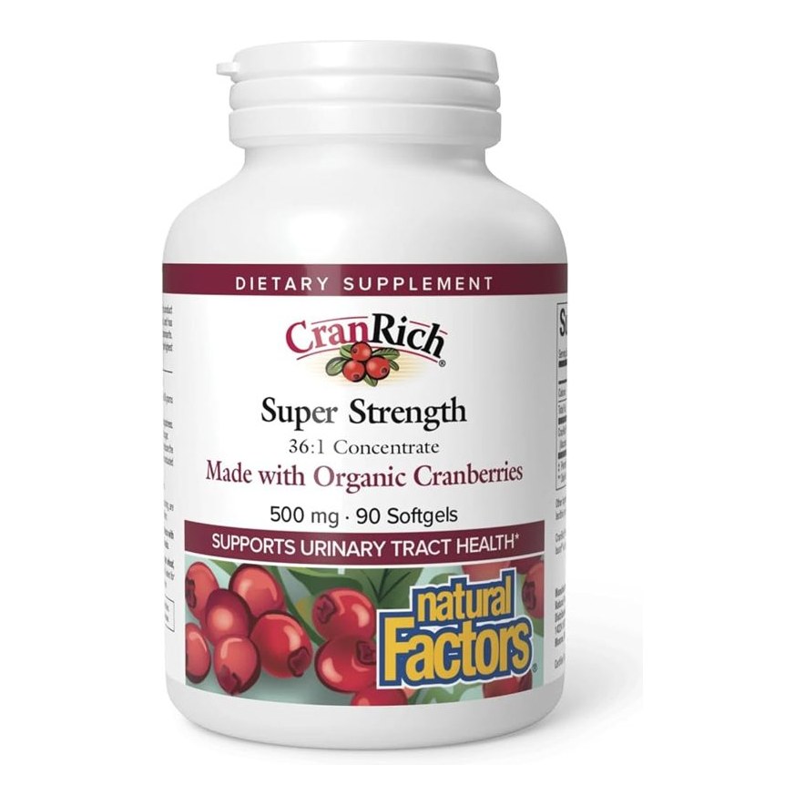NATURAL FACTORS CRANBERRY CAPS 90S(P1)