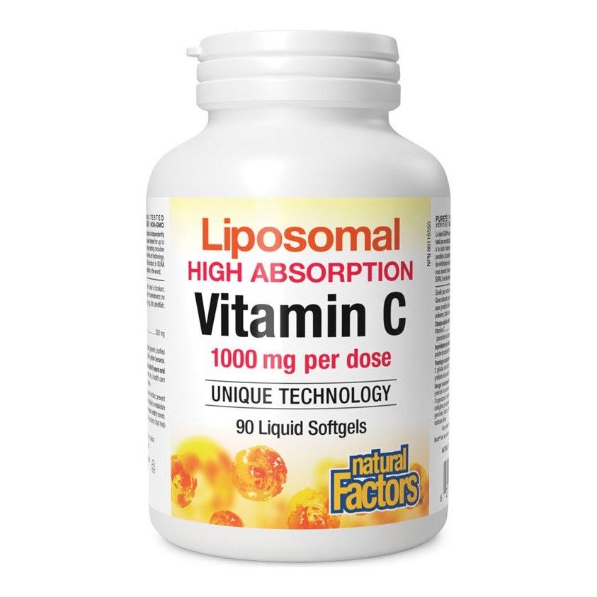 NATURAL FACTORS LIPOSOMAL VIT C1000MG 90S(P1)