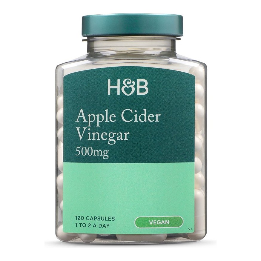 HB APPLE CIDER VINEGAR 500MG 120S
