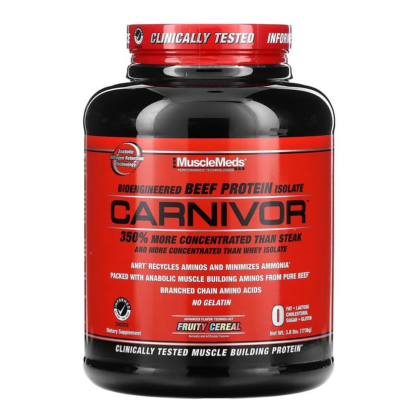 MUSCLEMEDS CARNIVOR BEEF PROTEIN (FRUITY CEREAL 1736G