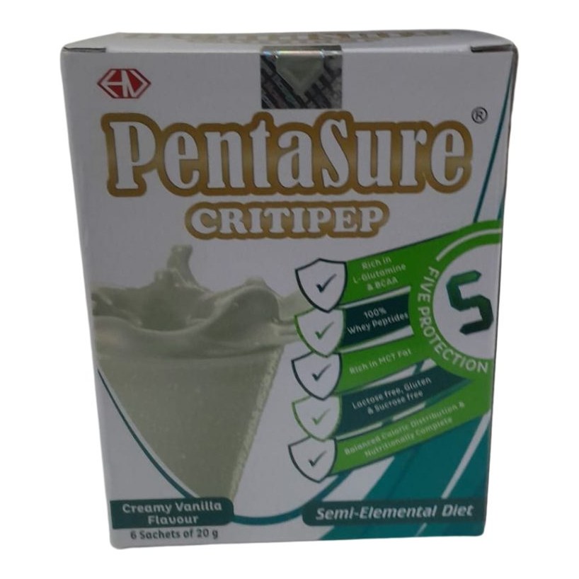 PENTASURE CRITIPEP SACHETS 6S (P1) CREAMY VANILLA