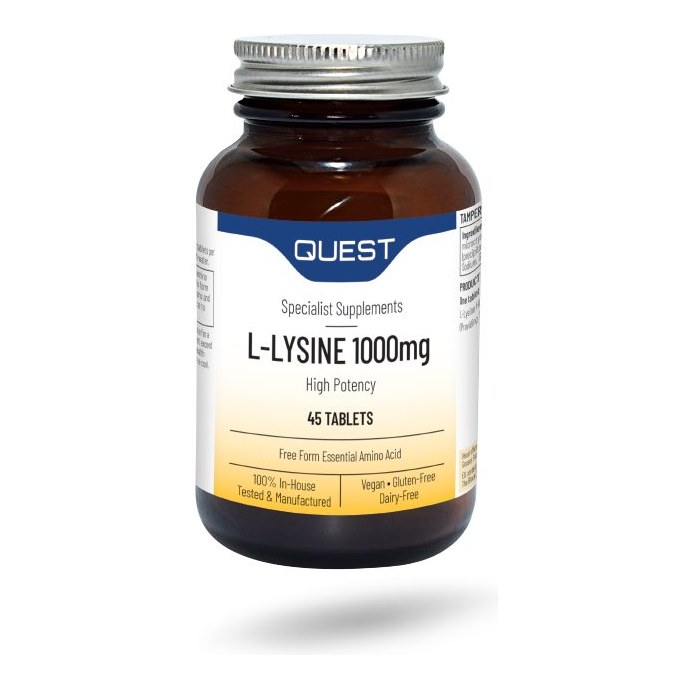 QUEST L-LYSINE 1000MG 45S