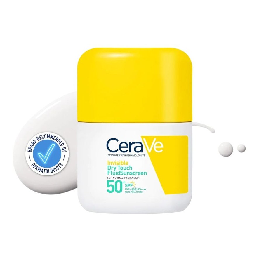 CERAVE INVISIBLE DRY TOUCH FLUID SUNSCREEN SPF50+50ML 